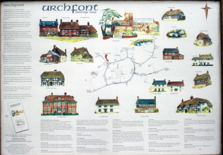 Urchfont village map
